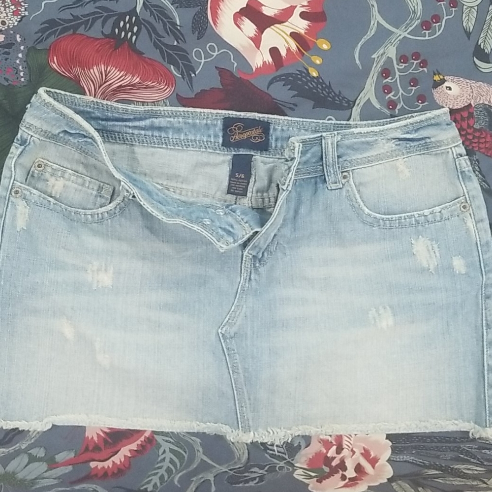 Mini jeans skirt